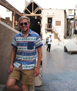High Point University Alum Andrew Faust in Dubai