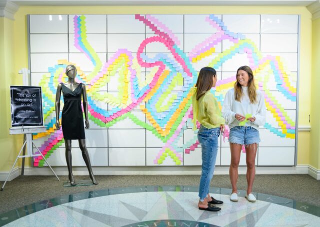 Fashion merchandising students at the David R. Hayworth School of Arts and Design at High Point University