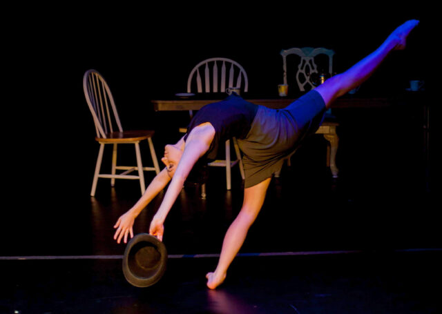 Dance student performing in the Dance minor program at HPU's David R. Hayworth School of Arts and Design