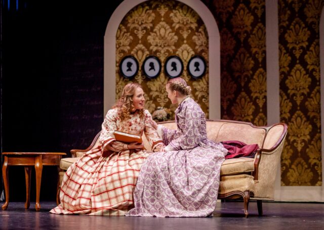 Theater minor students performing 'Little Women' at the David R. Hayworth School of Arts and Design at HPU