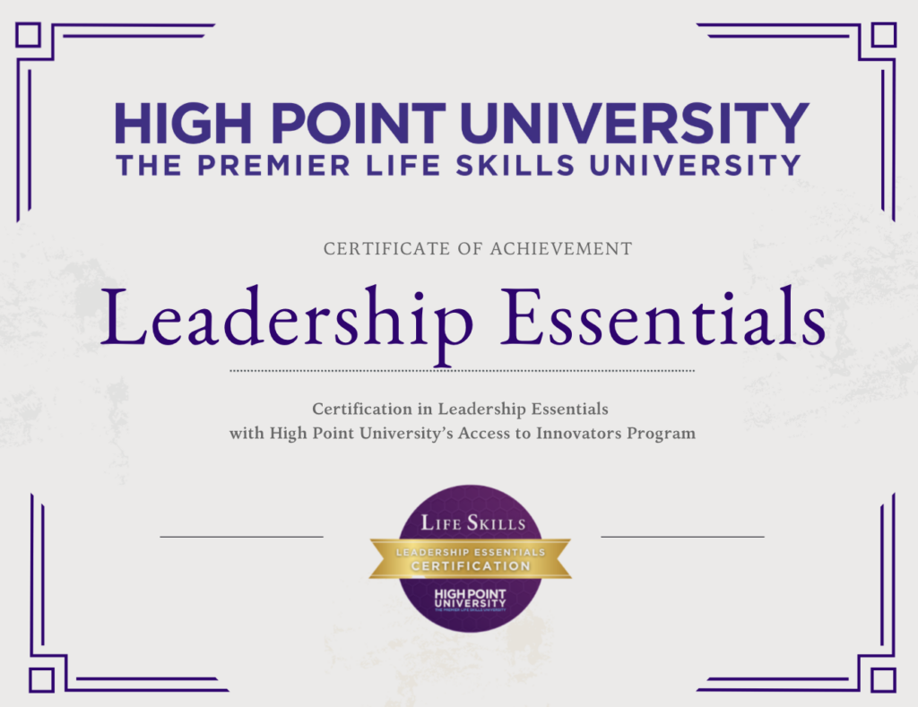 Leadership Essentials 