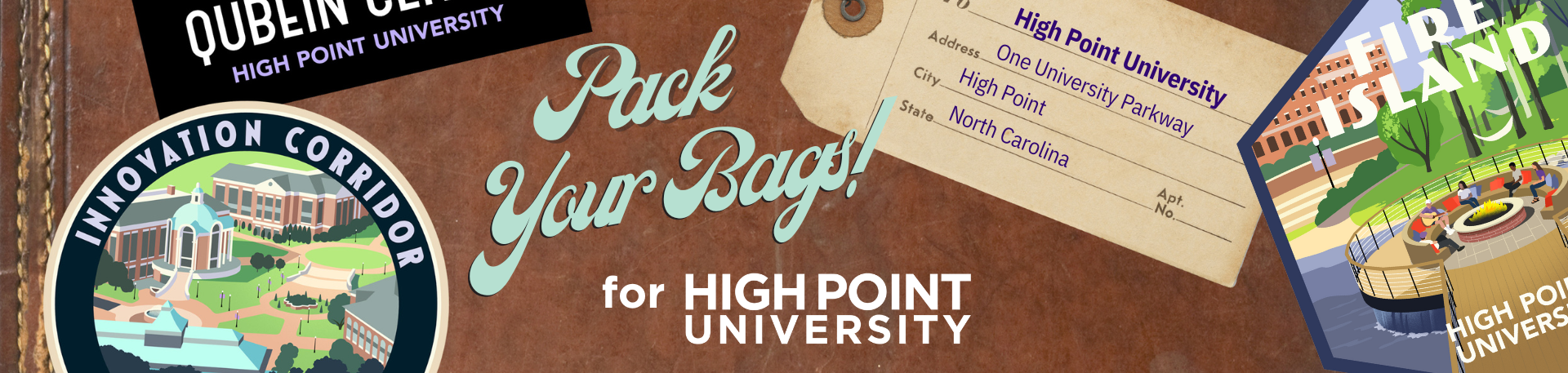 pack your bags for high point university