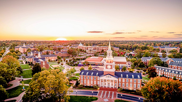 Campus at Sunset