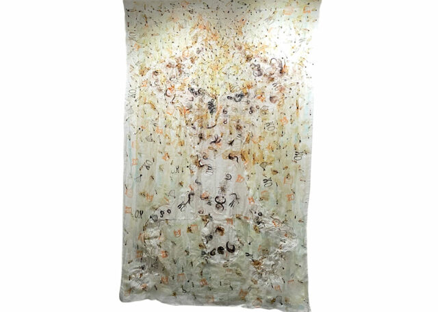 Jan Ru wan Safety Pins Sechrest Art Gallery