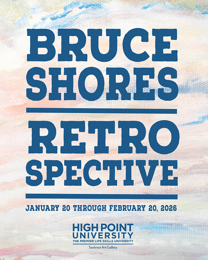 Bruce Shores Retrospective Exhibition Poster medium