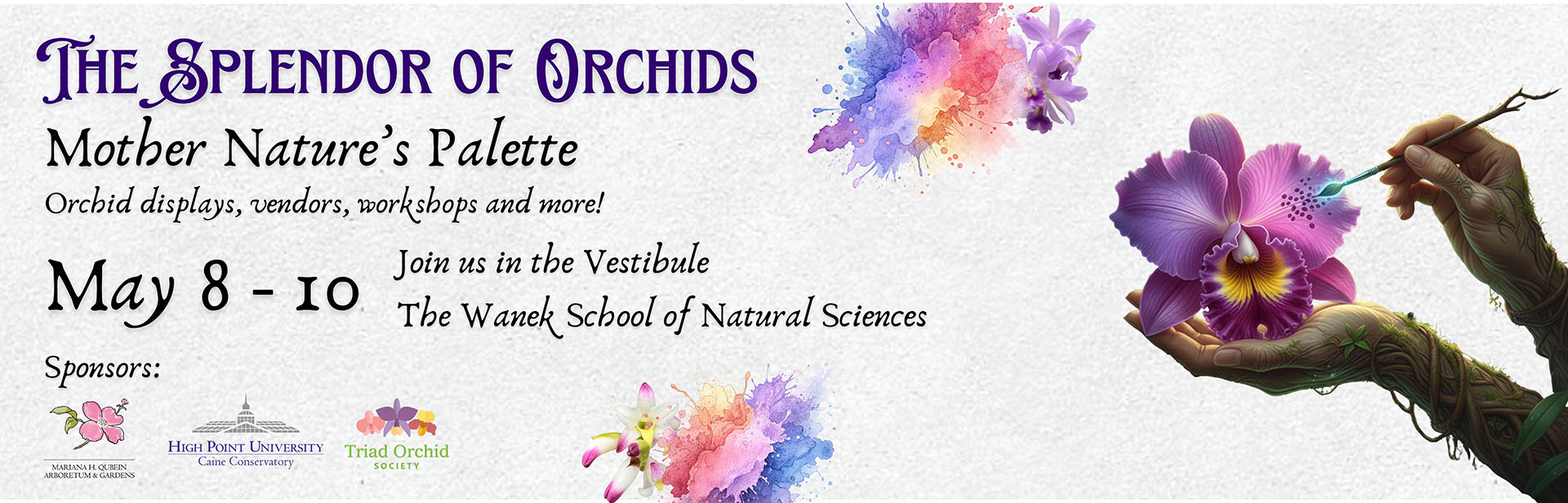 Orchid Show Banner