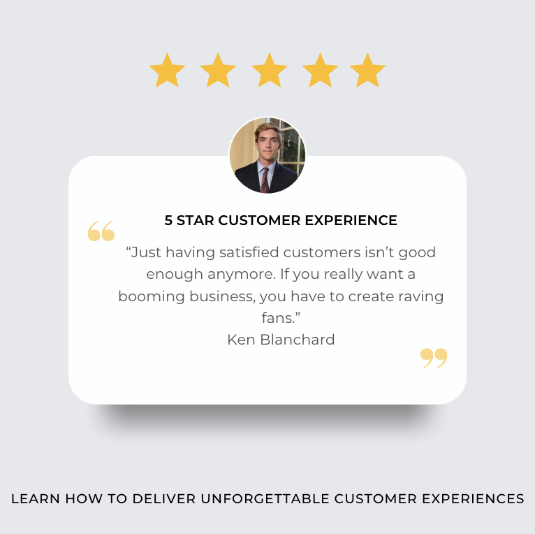 5 star customer experience
