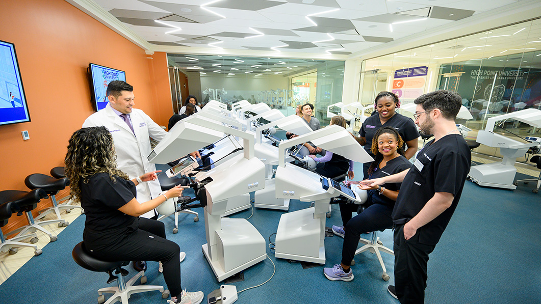group in a computer lab