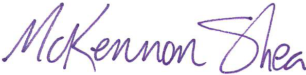 McKennon Shea Signature Purple