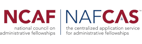 National Council on Administrative Fellowships and NAFCAS logo