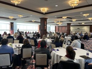 admitted students gather at panel in congdon hall hpu nc