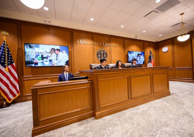 Law courtroom