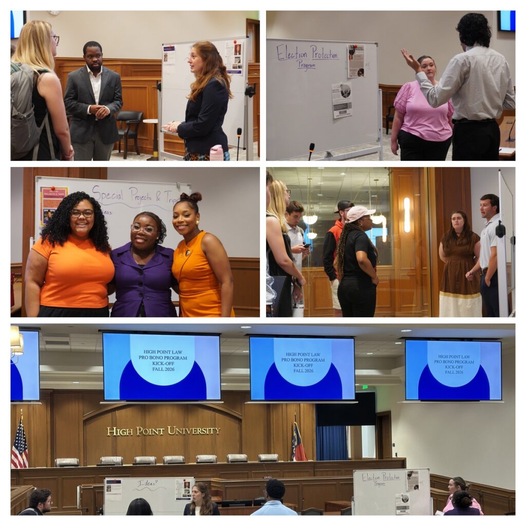 HPU Law Pro Bono Kickoff Collage