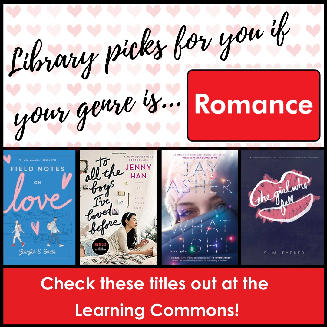 Library picks for you if your genre is