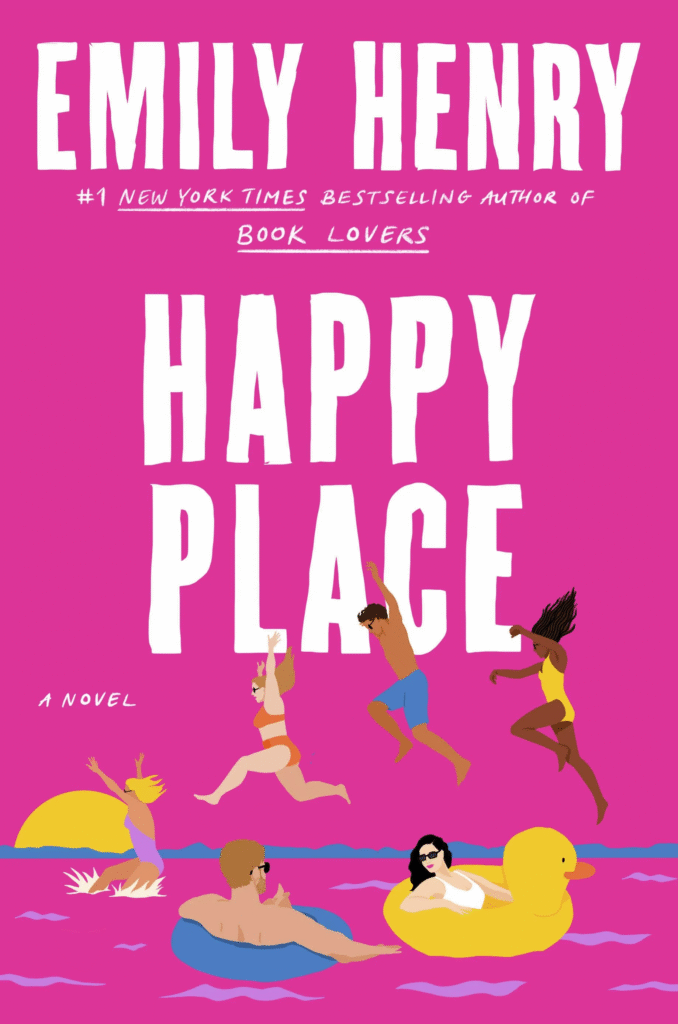cover of happy place by emily henry