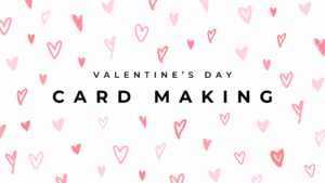 White and Pink Modern Love Hearts Happy Valentine’s Day Card