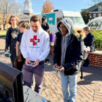 Image of students at a gaming event.