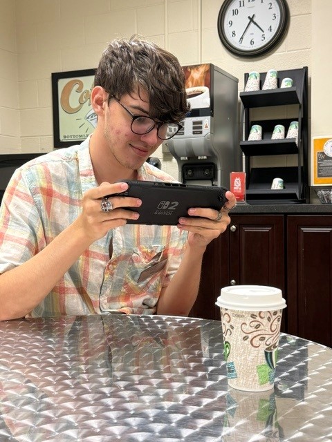 Student Playing Switch 2