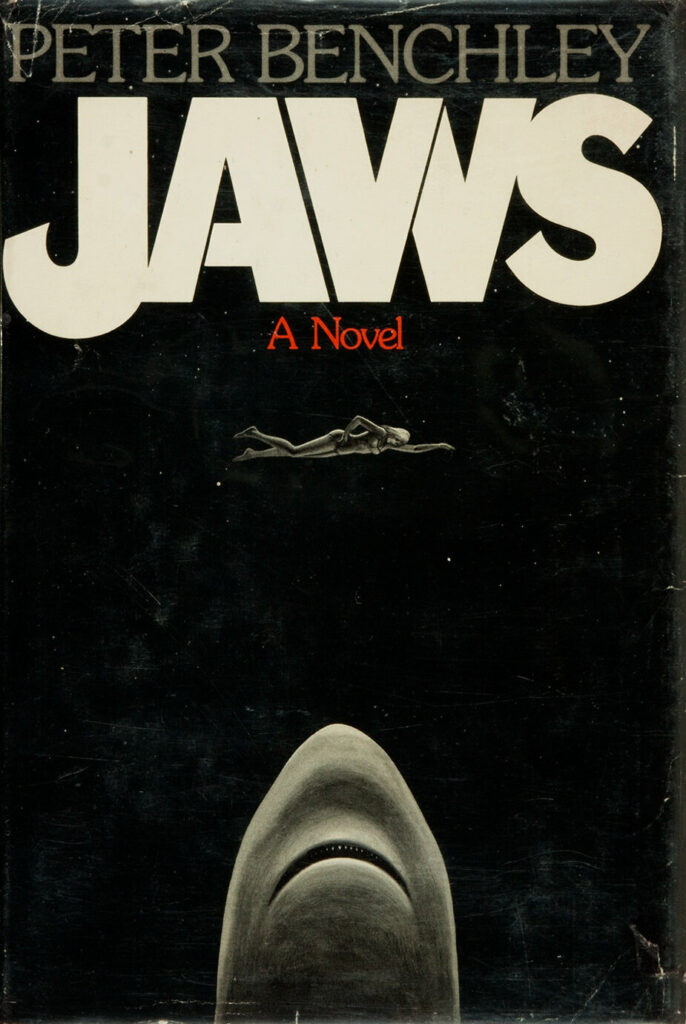 Jaws (1974) front cover, first edition