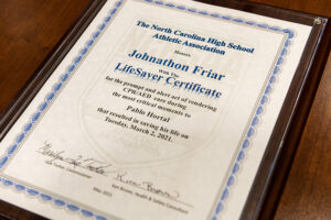 2 HPU Life Saver Award