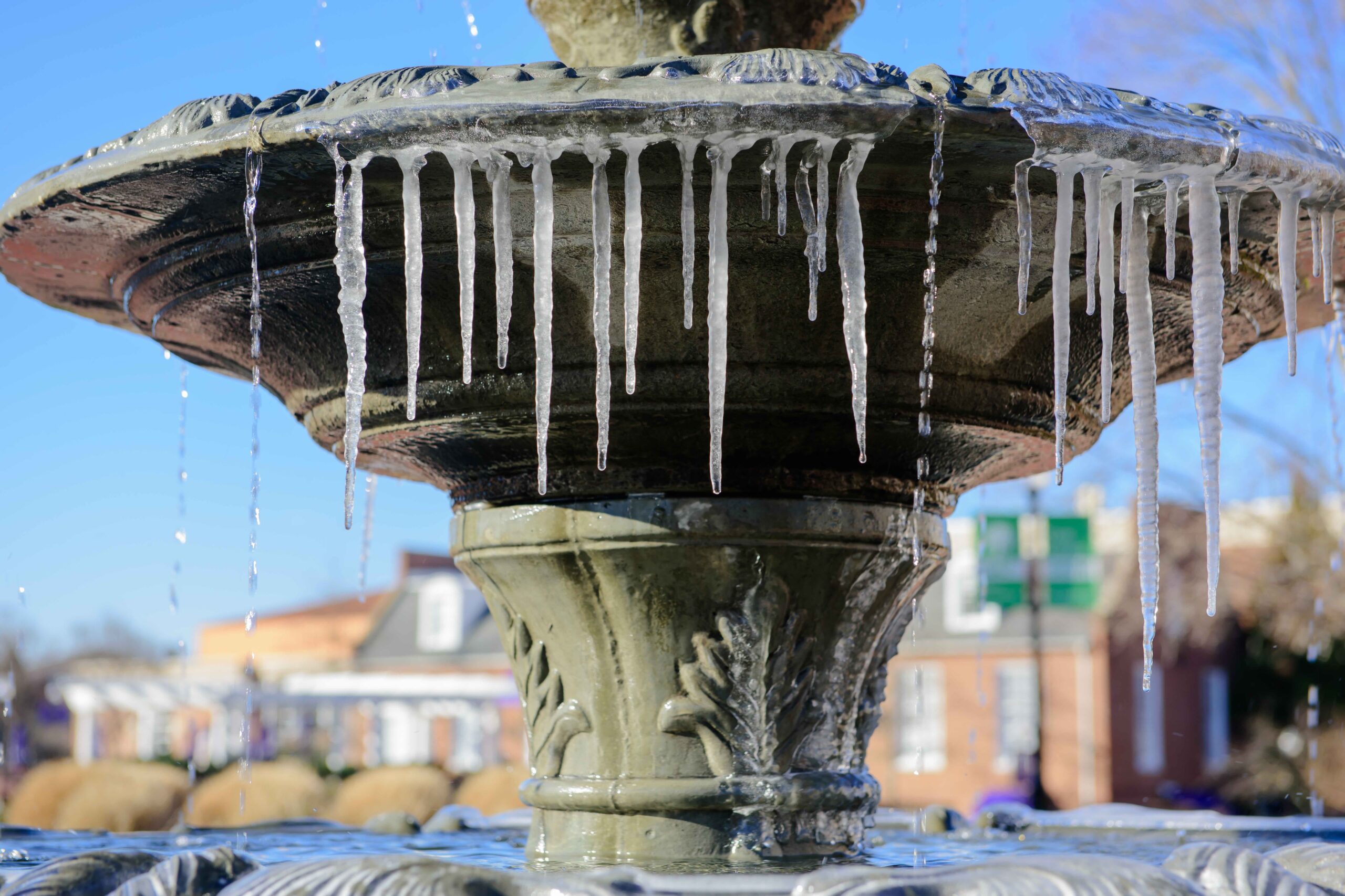 frozen fountain