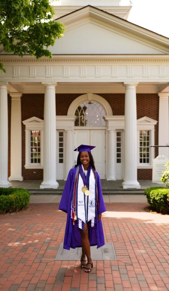 Hannah Parson, Political Science and English graduate with minor in Spanish from High Point University