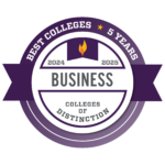 Colleges of Distinction recognized HPU for its Earl N. Phillips School of Business for the last five years.