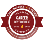Colleges of Distinction recognized HPU for its career development resources.