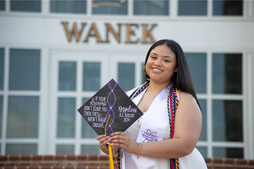Angelina Pierre, Biology graduate from High Point University, Class of 2024