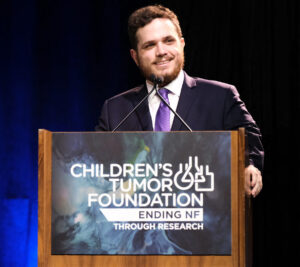 Kevin Martin, a Class of 2020 electronic media production major from New Rochelle, New York, is completing his tenure as the 2024 National Ambassador for Neurofibromatosis.