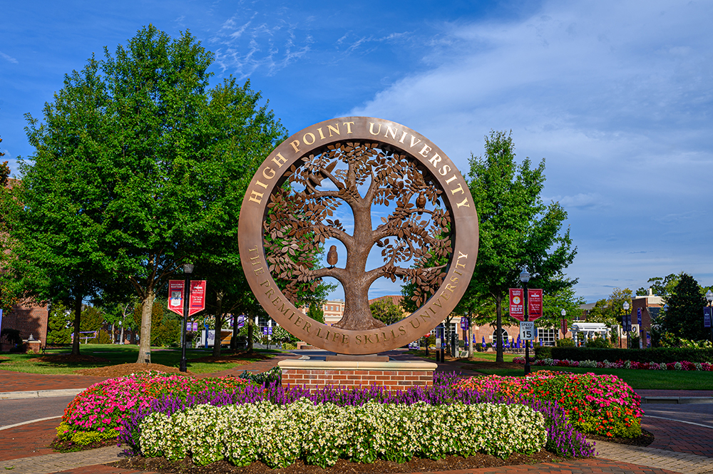 HPU Centennial Magazine Tree Sculpture