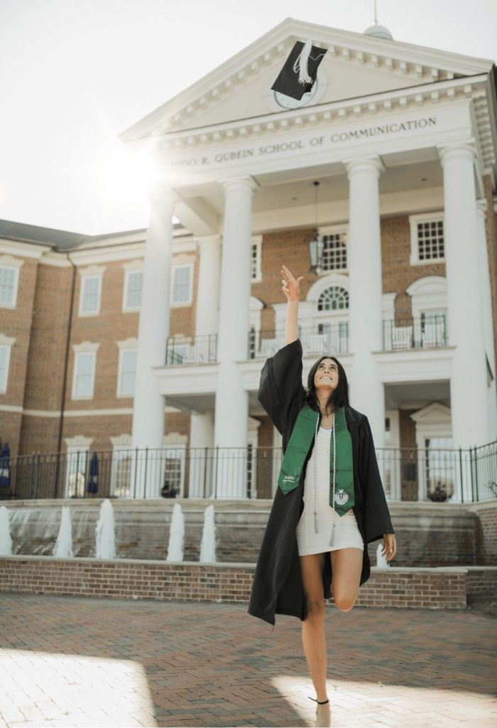 Megan Mitchell, B.A. Strategic Communications and M.A. Communication and Business Leadership graduate from High Point University