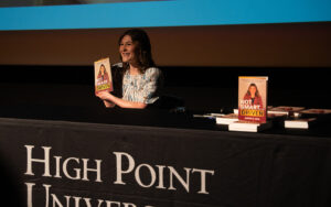 Cina hosted a book signing on campus.