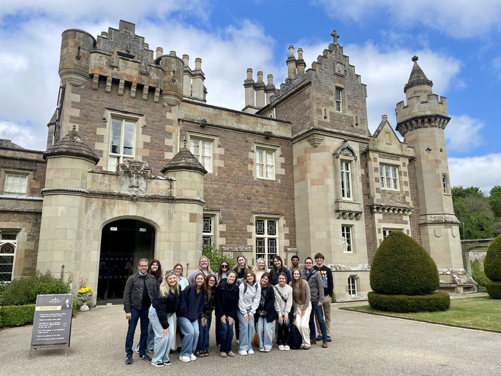 Students toured Abbotsford, the fairytale-like home of Walter Scott, who was one of the most widely read authors of the 19th century.