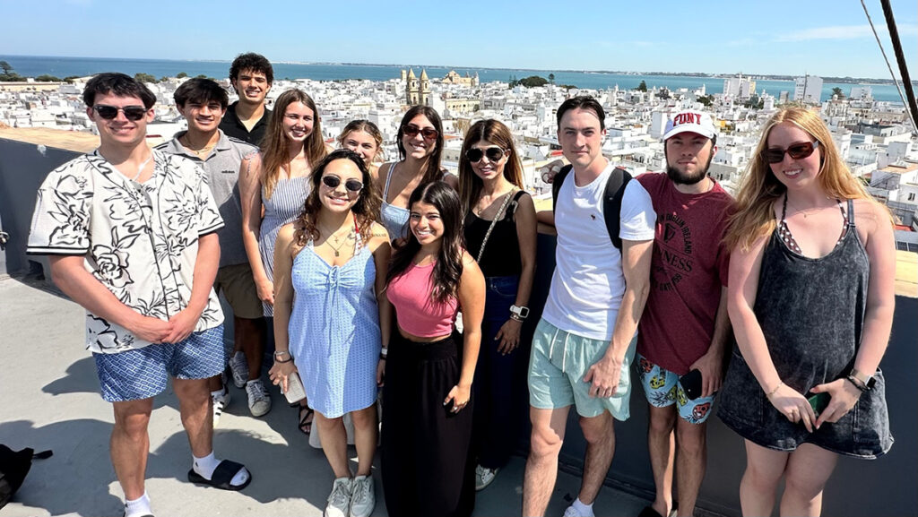 HPU students enjoyed visiting Cadiz, Spain, which served in the 18th century as the country’s main port for transatlantic trade and developed into a culturally rich, diverse and forward-thinking city.