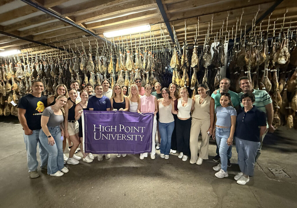 The Marketing in Spain group also explored and tasted one of Spain’s most iconic culinary treasures—the Iberian ham industry.