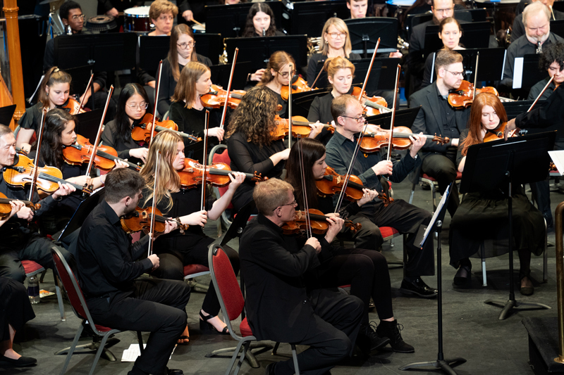 HPU students performed an instrumental concert at the Hayworth Fine Arts Center on campus.