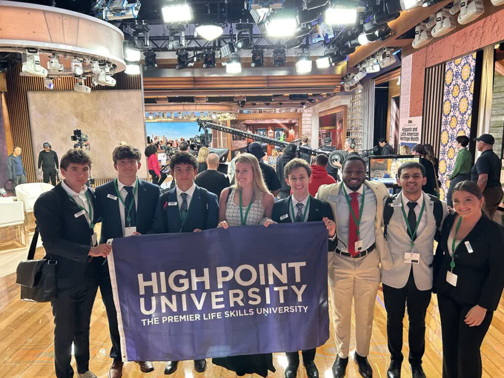 Students toured the studios of ABC News and “Good Morning America.”