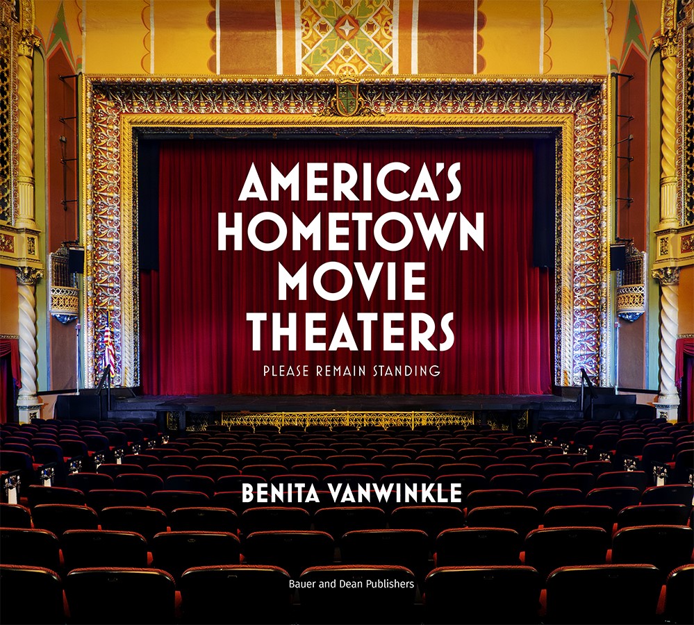 The cover of VanWinkle’s book, which will be released on April 23, 2026, known as National Movie Theater Day.
