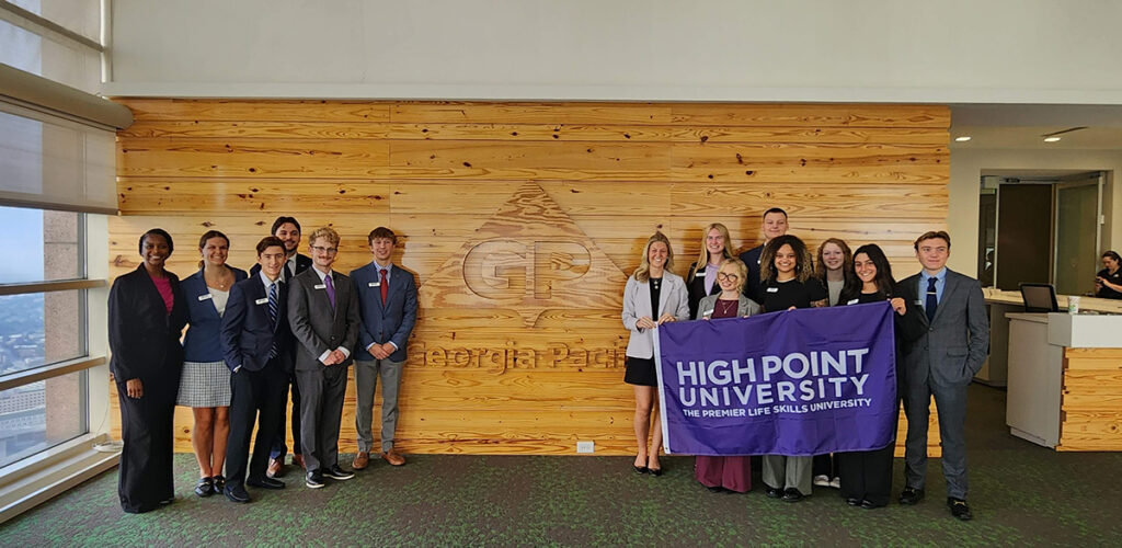 Students visited the Georgia Pacific headquarters in Atlanta.