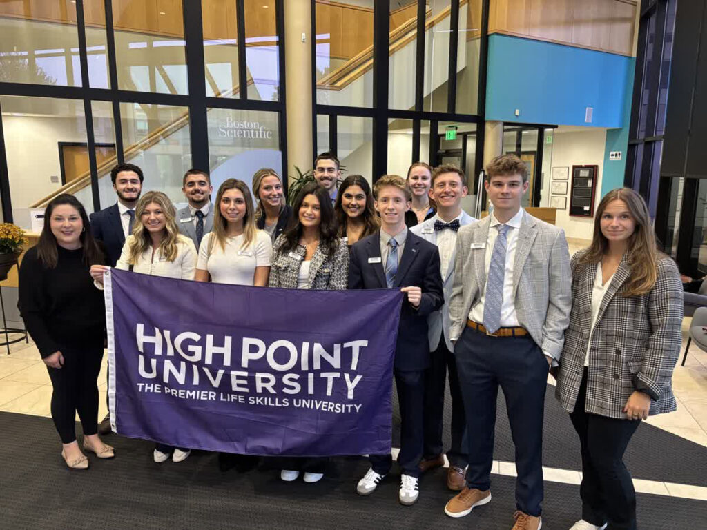 Students toured the Boston Scientific facilities.