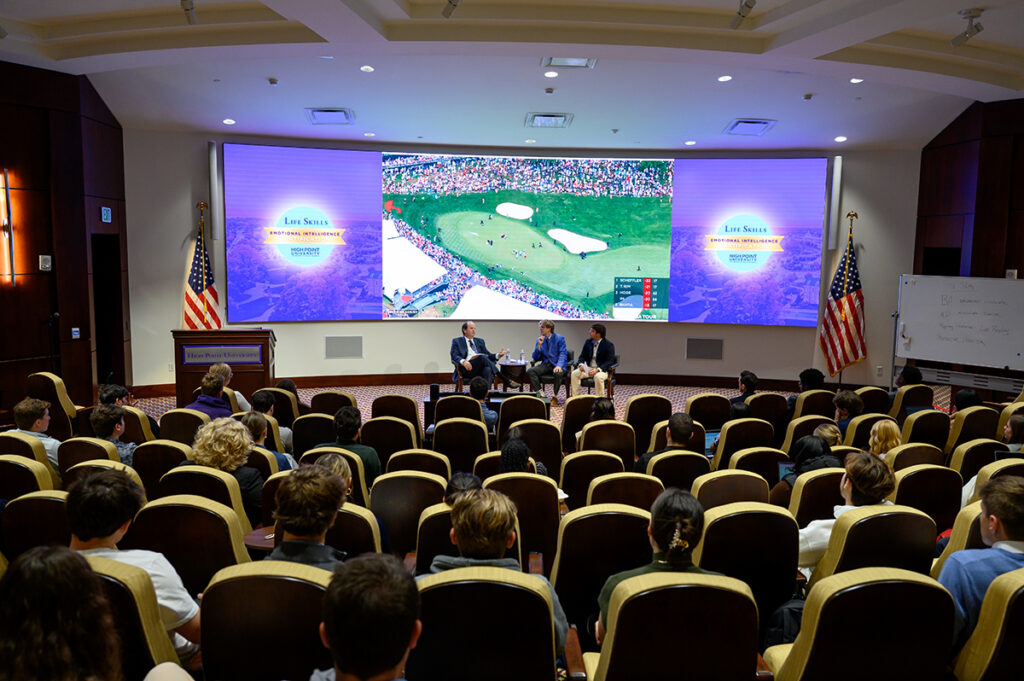 Shy explained how broadcasters reacted when protestors spraypainted a putting green during a PGA tournament.