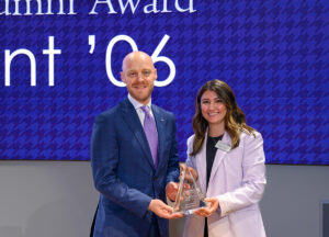 Will Tarrant, Class of 2006, with Boles.