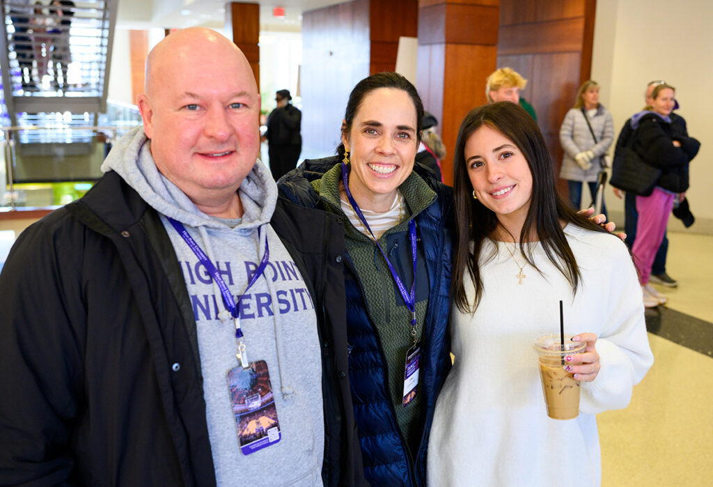Cheri and Neal Lemmerman, traveled from Cincinnati, Ohio, for Family Weekend to spend time with their daughter Gabrielle Lemmerman, a graduate student pursuing a master’s in communication and business leadership.