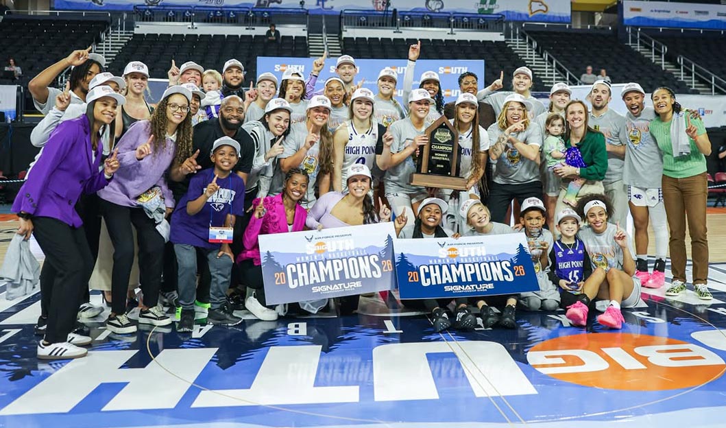 HPU women's Basketball Team Wins Big South Championship cropped