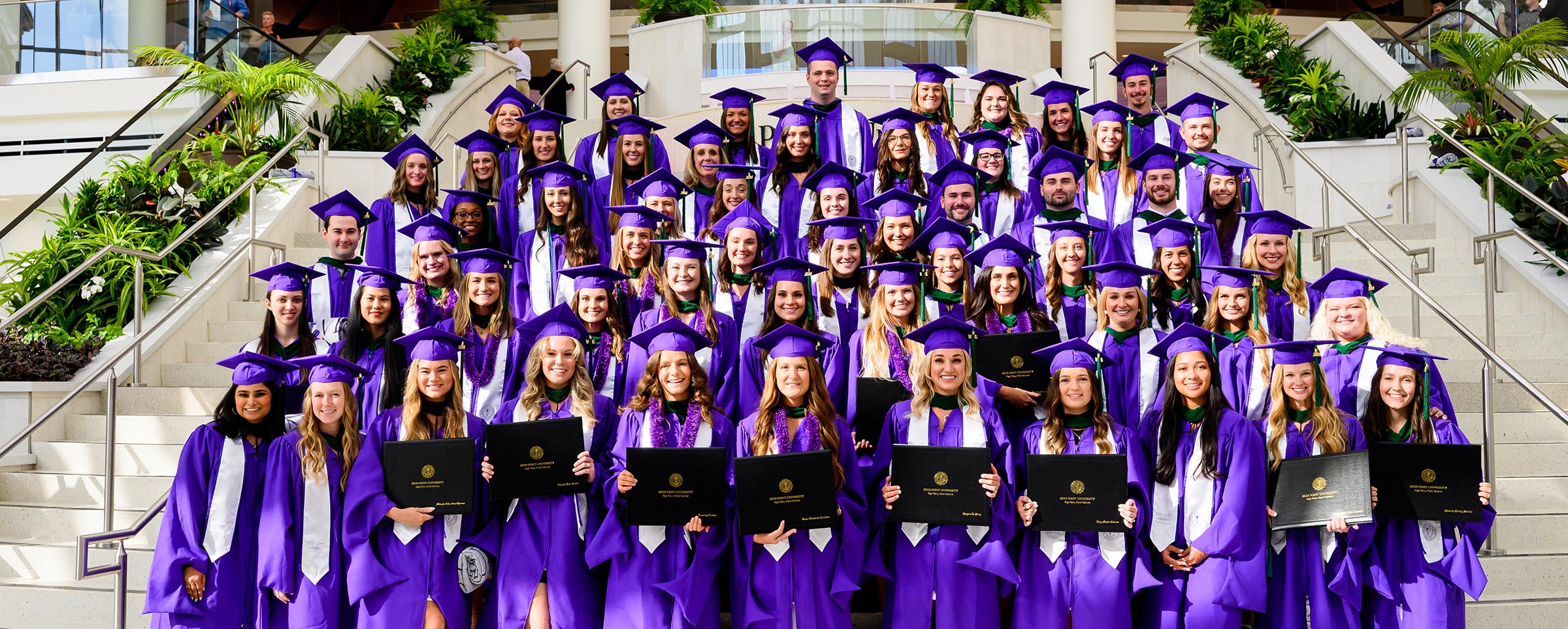 High Point University Physician Assistant Studies graduates — HPU achieved 100% first-time PANCE pass rate for the Classes of 2022 and 2023