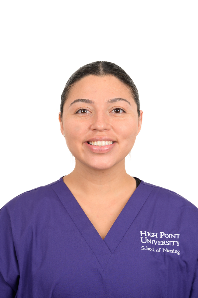 Ashley Fierro, Nursing graduate at High Point University, Class of 2026