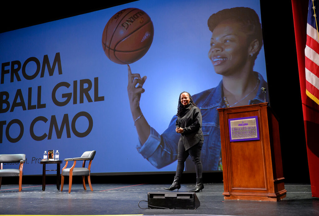 Proctor discussed the experiences she had while she built a reputation as a creative brand leader and wrote a bestselling book, “From Ball Girl to CMO.”