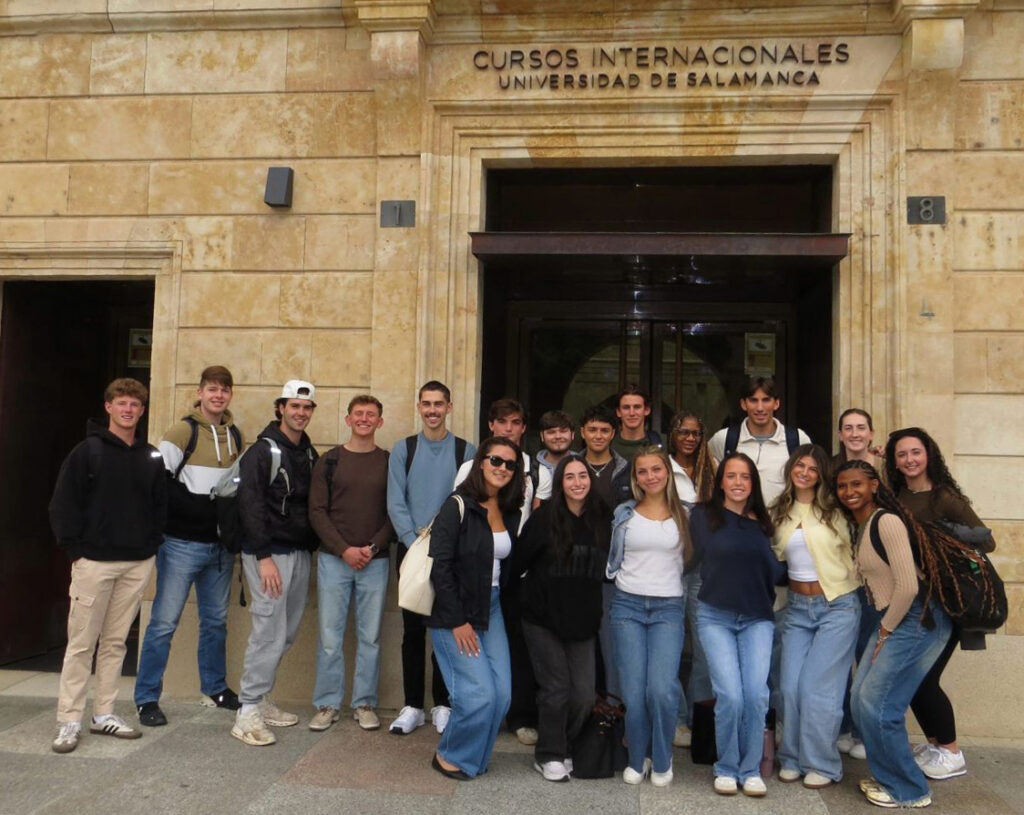 The Marketing in Spain course was based primarily in Salamanca, Spain.