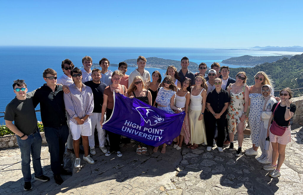 Students in the French in Aix-en-Provence class visited the Côte d’Azur, known as the French Riviera.